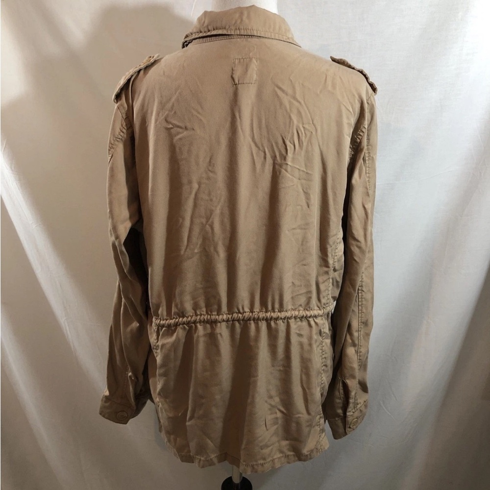 Gap Tan Lightweight Utility Jacket - Women’s XL, Bust 22.5”, Length 27” - Picture 2 of 4